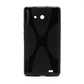 Силиконов гръб ТПУ X-CASE за Huawei Mate S черен